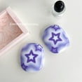 thumbnail image 5 of Cute Cartoon Beautiful Stars Pattern Design Case for AirPods Max Headphones,Soft TPU Skin Anti-Scratch for Women Girls,Cover for AirPods Max (Purple), 5 of 17