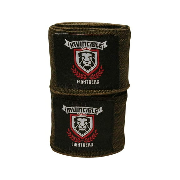 Invincible Hand Wraps, Semi-Elastic Boxing Wraps with Thick Double-Cut Stretch for Ultimate Protection, Ideal for Boxing, MMA, Kickboxing 200 Inch, Hunter Green