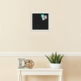 thumbnail image 3 of PinPix 12x12 Custom Cork Bulletin Board Modeco Hex W B Poster Board Has a Fabric Style Canvas Finish, Framed in Modeco Hex W B, by ArtToFrames (PinPix-1730), 3 of 5