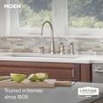 thumbnail image 2 of Moen Edison One-Handle High Arc Kitchen Faucet, Side Sprayer, Spot Resist Stainless, 2 of 7