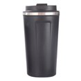 thumbnail image 1 of Tasse Isolée, Tasse à Café Isolée Grande Capacité Doublure en Acier Inoxydable pour École Blanc, Noir, Bleu, Vert, Rose, 1 of 8