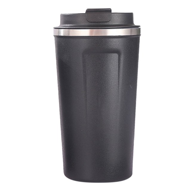 Tasse Isolée, Tasse à Café Isolée Grande Capacité Doublure en Acier Inoxydable pour École Blanc, Noir, Bleu, Vert, Rose
