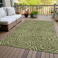 thumbnail image 6 of Addison Rugs Chantille Indoor/Outdoor Transitional Swirls Olive Washable Rectangle Rug, 3' x 5', 6 of 6
