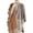 Camel, variant on Women's Color Block Shawl Wrap Ruana Oversized Cardigan Sweater Winter Soft Open Front Poncho Cape Buckle Plaid Pashminas