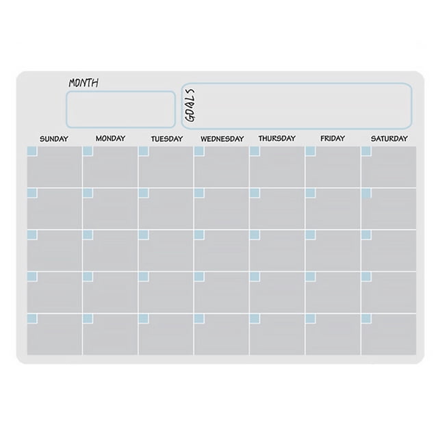 1 juego de calendario borrable para refrigerador, calendario magnético, pizarra blanca para refrigerador