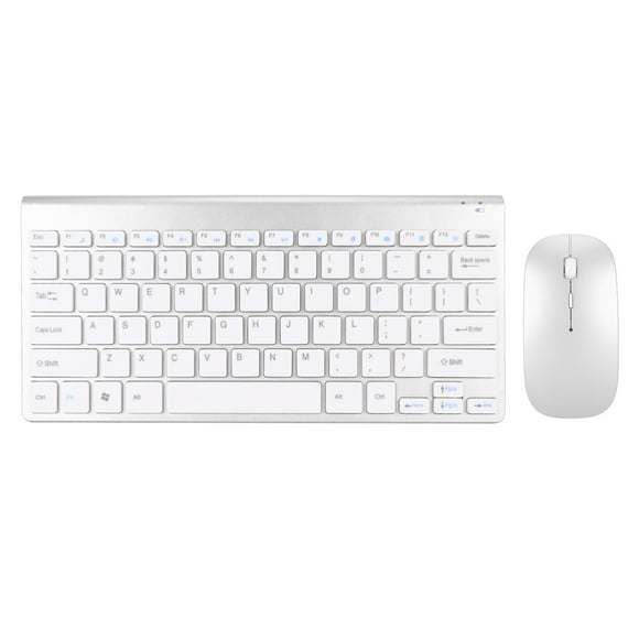 Combo de Teclado y Mouse Inalámbricos Juego de Teclado y Mouse Inalámbricos a Prueba de Agua con Indicador LED para Computadora Portátil Silencioso y Ergonómico ANGGREK Otros