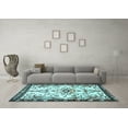 thumbnail image 3 of Ahgly Company Indoor Rectangle Animal Light Blue Traditional Area Rugs, 3' x 5', 3 of 4