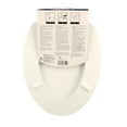 Exquisite Elongated Wood Toilet Seat, White