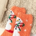 thumbnail image 5 of 5 Pairs Christmas Fuzzy Socks for Women Super Soft Fluffy Plush Slipper Socks, Fuzzy Christmas Socks Cozy Gifts Socks For Women Girls, 5 of 11