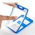 thumbnail image 2 of Clear ID Card Cover Lanyard Name Card Sleeve Hard Plastic Anti-break for Student, 2 of 19