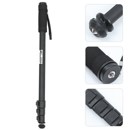 Mobutofu Extendable Monopod Black Collapsible Camera Stand for Photographers 1Pack 21.3-67.3in