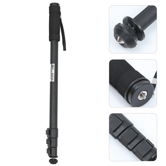 Mobutofu Extendable Monopod Black Collapsible Camera Stand for Photographers 1Pack 21.3-67.3in