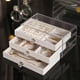 thumbnail image 2 of Caja Almacenamiento Grande Alta Capacidad,Alta Calidad,con Exquisita Oxidación, Cajones para Escritorio,Ideal para Guardar Joyas,Pulseras,Anillos y Joyas,Color Roto., 2 of 5