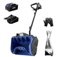 thumbnail image 1 of SOYUS Cordless Snow Shovel, 20V Electric Snow Blower, 12-Inch Clearing Width & 20-Ft Snow Throw, with LED Spotlight and Adjustable Front Handle (4.0Ah Battery, Quick Charger and Dust Cover Included), 1 of 6