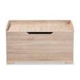 thumbnail image 2 of Baxton Studio Mariam Modern and Contemporary Oak Finished Wood Cat Litter Box Cover House, 2 of 11