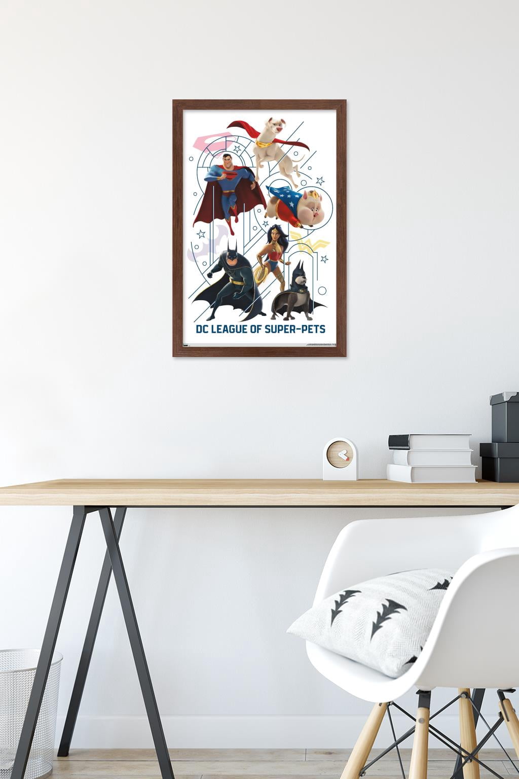 DC Comics Movie DC League Of Super-Pets - Counterparts Wall Poster, 14.725" x 22.375" Framed