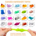 HEQUSIGNS 20 Pcs Mochi Squishy Toys, Mini Kawaii Squishies Fidget Toys for Kids, Stress Relief