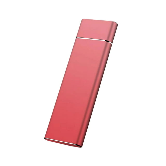 Unidad USB móvil Cateissary SSD de 2 TB Electrónica Rojo 2TB