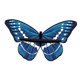 thumbnail image 3 of Estante de pared de madera con forma de mariposa, organizador multifuncional para regalo Estilo B, 3 of 9