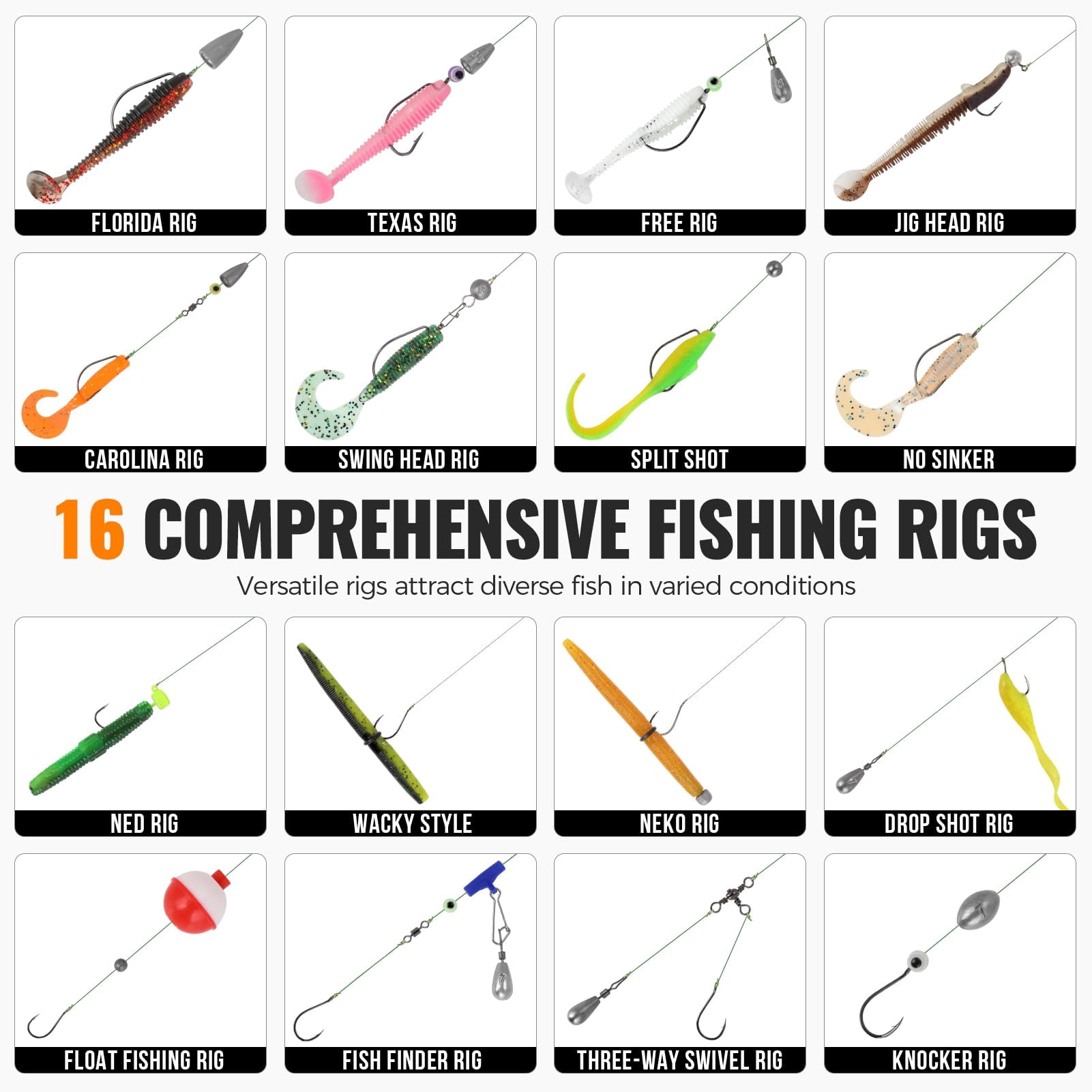 Large 3 Layers Fishing Tackle Box With Included  415pcs Lures Kit Contains Pliers Crankbait Weights Accessories Portable Gear Gifts For Men Starter Kits Bass Trout