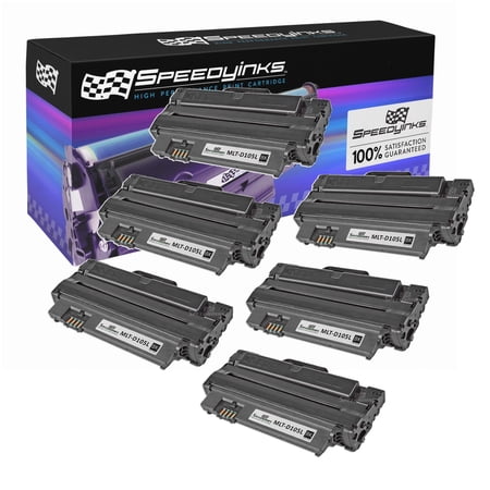Speedy Toner Cartridge Replacement for Samsung MLT-D105L High Yield (Black  6-Pack)