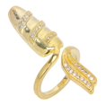 thumbnail image 1 of Anillo De Apertura De Uñas, Anillos De Tapa De Uñas Exquisita Moda Brillante De Diamantes De Imitación Para Mujeres ANGGREK Otros, 1 of 8
