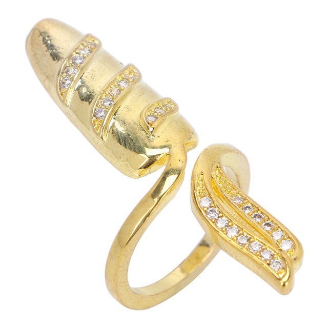 Anillo De Apertura De Uñas, Anillos De Tapa De Uñas Exquisita Moda Brillante De Diamantes De Imitación Para Mujeres ANGGREK Otros