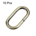thumbnail image 3 of Unique Bargains Bronze Tone Oval Buckles Iron Electroplating (10 Pack), 3 of 4