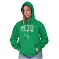 thumbnail image 3 of Funny Alien UFO Believers Sarcastic Hoodie Sweatshirt Women Men Brisco Brands L, 3 of 6