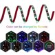 thumbnail image 5 of Tira de luces LED RGB para TV lámpara de cinta compatible Ehuebsd con Bluetooth USB para decoración de garaje almacén de TV, 5 of 9