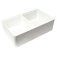 thumbnail image 2 of ALFI brand ABFS3320D-W White Workstation Step Rim Fireclay Sink with Accessories, 2 of 7