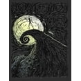 thumbnail image 2 of Men's The Nightmare Before Christmas Jack Skellington Spiral Hill Painting  Graphic Tee Charcoal 2X Large, 2 of 5