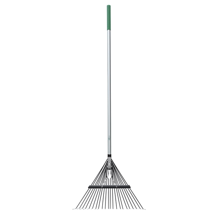 Expert Gardener Leaf Rake, 22-Tine Carbon Steel Head photo 1