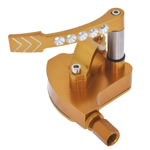 Throttle Thumb Lever Control Assembly Replacement for Honda Kawasaki Suzuki Yamaha Aluminum Golden Universal Parts