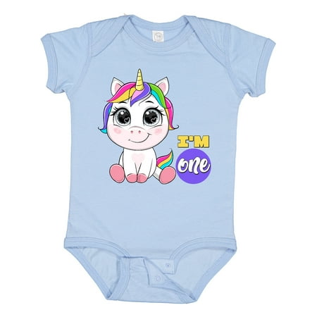 

Inktastic Unicorn 1st Birthday Gift Baby Boy or Baby Girl Bodysuit