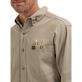 thumbnail image 4 of Wrangler Workwear 3W501 Twill Work Shirt-Khaki-TAL-XLT, 4 of 4