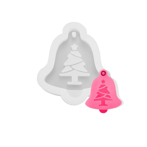 Advancent Moldes para galletas Molde en relieve de Navidad Postre Elaboración Fondant Fundición Die Aniversario Cupcake Chocolate Árbol de Navidad B Type3 NO3 Advancent HA061362-02B