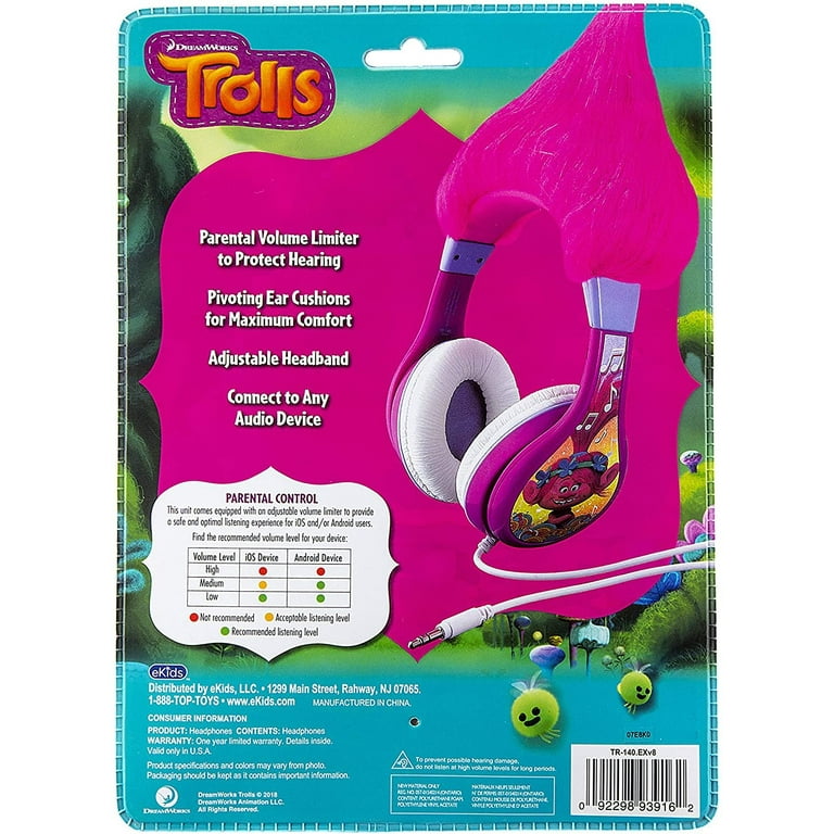 Troll with online headphones