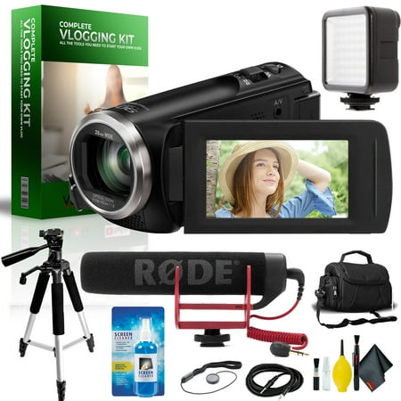 Panasonic HC-V180K Full HD Camcorder Complete Vlogging Equipment