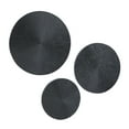 thumbnail image 5 of CosmoLiving by Cosmopolitan Black Wooden Carved Radial Plate Wall Decor (3 Count), 5 of 7