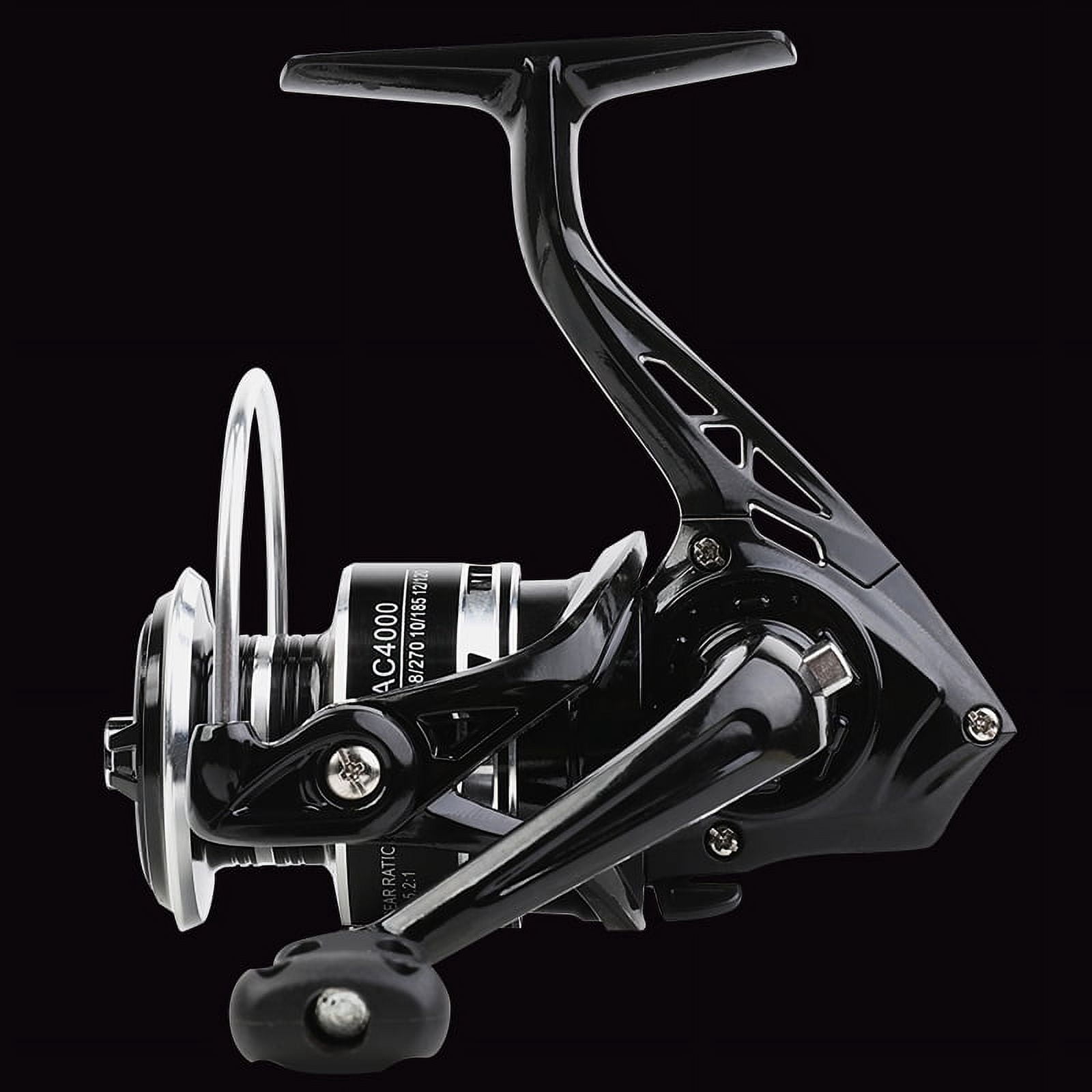 BILLINGS Spinning Fishing Reel AC1000-7000 Fishing Reel Max Drag 10KG with Metal Spool Fold Rocker Left/Rght Interchangeable