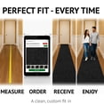 thumbnail image 6 of 78 in. Wide x Cut-to-Length – Non-Slip, All-Weather, Heavy-Duty Utility Runner Rug – Absorbent, Dirt-Trapping, Kid and Pet Safe for Entryways and High-Traffic Areas, Black, 6 of 10