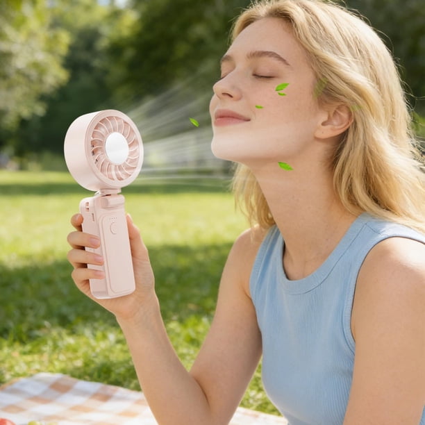 Portable Handheld Fan Rechargeable Personals Mini Fan With USB Charging For Outdoor Travel Commute Office