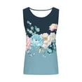 thumbnail image 4 of GaThRRgYP Womens Tops SummerTank Tops,Women's Sleeveless Tank Top,Women's Casual Printed Sleeveless Crew Neck Light Blue XXXL, 4 of 4