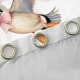 thumbnail image 4 of Homewish Rustic Mallard Duck Blackout Curtains Set of 2 (52x84 Each),Cartoon Bow Knot Window Curtains,Pink Flower Floral Curtains and Drapes For Girl Kids,Luxury Bedroom Decor, 4 of 6