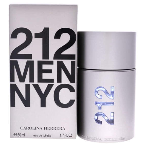 Carolina Herrera 212 Men NYC Eau De Toilette Spray, Cologne for Men, 1.7 Oz