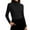Black_AB02, variant on Women's Turtleneck Long Sleeve Shirts 2026 Fall Basic Tees Ribbed Fitted Tops Knit Top Clothes Winter Undershirt Camel M