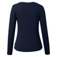 thumbnail image 5 of EDFBUYKRS Long Sleeve Shirts for Women Blouse Casual Puff Sleeve Crewneck Fall Shirt Tunic Tops L, 5 of 8