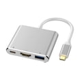 thumbnail image 1 of Adaptador USB C a HDMI 4K con USB y carga rápida, 1 of 7
