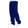 thumbnail image 6 of Girls Sweatpants Loose Fit Wide Leg Sweatpants With Solid Color Tight Waistband Drawstring Newborn Pants Girl Blue 15 Years-16 Years, 6 of 7